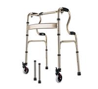 Andador para personas mayores, ancho, para adultos mayores, caminantes para escaleras interiores y exteriores, ajustable, ligero, portátil, plegable, ayuda de movilidad para discapacitados con asiento