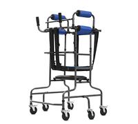 Andador para personas mayores, andador de pie, marco de pie, aleación de aluminio, ayuda para caminar para discapacitados, altura ajustable, soporte plegable para caminar