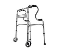 Andador para personas mayores, andador estándar de altura ajustable con ruedas para ancianos de forma segura, ayuda de movilidad con ruedas para ancianos y usuarios discapacitados, ayuda para caminar