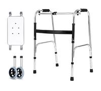 Andador para personas mayores, andador ligero y ajustable en altura, andador plegable, ayuda para discapacitados, andadores para rehabilitación de ancianos, B (F)