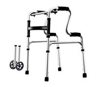 Andador para personas mayores Andador liviano, Movilidad plegable Ayuda para caminar Andador asistido de altura ajustable para personas mayores discapacitadas,B