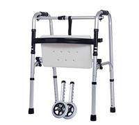 Andador para personas mayores, andador para personas mayores, andador discapacitado, soporte auxiliar para caminar, marco plegable, ayuda a discapacitados, estrella de luz C