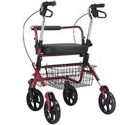 Andador para personas mayores, carrito de compras, Scooter, andador para personas mayores, puede sentarse, bastón antideslizante plegable con muletas para Hospital
