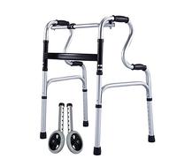 Andador para personas mayores con asistencia para caminar, andador de rehabilitación de altura ajustable, ayuda para el transporte, andador plegable ideal para personas mayores