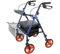 Andador para personas mayores de altura ajustable, marco para caminar plegable ligero, ayuda para caminar con movilidad de aluminio