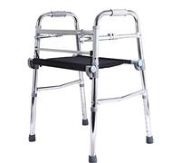Andador para personas mayores Subir y bajar escaleras Andador Ligero Aluminio Movilidad ajustable Ayuda para caminar Bastón retráctil de cuatro puntas Doble comodidad Lle