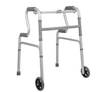 Andador para silla de ruedas, andador de pie para personas mayores, rehabilitación, 4 pies, antideslizante, bastón con belleza viene