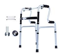 Andador para silla de ruedas, andador multifuncional para ancianos, tabla de baño sentada + almohadilla para pies + polea caminador de entrenamiento de rehabilitación opcional bastón antideslizante