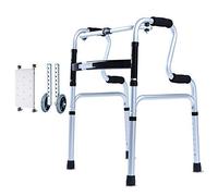 Andador para silla de ruedas, andador multifuncional para ancianos, tabla de baño sentada + almohadilla para pies + polea caminador de entrenamiento de rehabilitación opcional bastón antideslizante