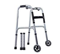 Andador para silla de ruedas, andador plegable con ruedas de acero inoxidable, andador ligero de cuatro patas para ancianos, bastón antideslizante con hospital, es muy amable de tu parte
