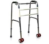 Andador para silla de ruedas, ligero, plegable, de tres ruedas, para conducción médica, para ancianos, scooter, portátil, discapacitado, con ruedas, cochecito plegable antideslizante con hospital es
