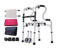 Andador para Trabajo Pesado para Personas Mayores Altas, Paso Asistido de Aluminio, Altura Ajustable Antideslizante, en Casa Interior Exterior, Carga 180kg(400 lbs) Interesting