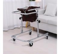 Andador pediátrico con ruedas con asiento, ayuda de movilidad plegable para entrenamiento de caminar de los niños, ideal para apoyo a la parálisis cerebral