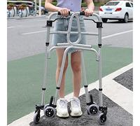 Andador plegable, altura ajustable con 4 ruedas giratorias, marco para caminar con almohadilla de apoyo para reposabrazos, marco de movilidad para ancianos, ayuda para caminar con discapacidad,