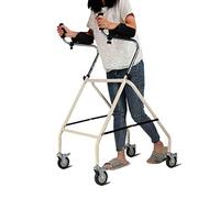 Andador Plegable Andador Andadores Para Personas Mayores Andador Auxiliar Para Ancianos Entrenamiento De Miembros Inferiores Asistente Para Fracturas Andador De Rehabilitación Con Ruedas Bastón De Cu