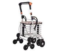 Andador Plegable, Andador Rollator, Rodillo de aluminio con asiento ligero plegable con freno bloqueable altura ajustable adecuado for personas mayores discapacitadas