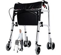 Andador plegable Andador s Andadores Rehabilitación de pie Muletas para ancianos Muletas Taburete de cuatro patas Muletas multifuncionales Asistencia para fracturas Ayuda para caminar para ancianos c