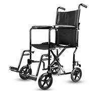 Andador plegable con marco para caminar, silla de ruedas con asiento, freno y reposapiés