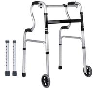 Andador Plegable con Ruedas, Andador con Ruedas, Andador con Ruedas Delanteras, Andadores Livianos Para Personas Mayores y Adultos Que Pesan Hasta 350 Libras, Altura Ajustable