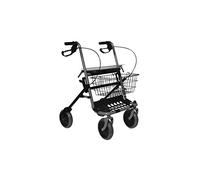 Andador plegable con ruedas de acero lacado