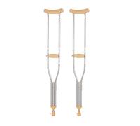 Andador plegable con ruedas, muletas de aleación de aluminio, antideslizantes, muletas para las axilas, el bastón del anciano es ligero y ajustable, adecuado para la recuperación de la artritis