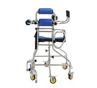 Andador plegable de 6 ruedas de altura ajustable con soporte para bastón Ayuda de movilidad para caminar de aluminio ligero para personas mayores El doble de comodidad