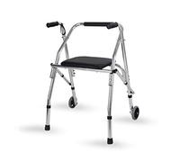 Andador plegable de aleación de aluminio, andador para adultos, andador vertical, andador ligero, andador plegable