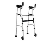 Andador plegable de cuatro patas para discapacitados, con reposabrazos, con asiento, andador para ancianos, es tan amable de ti Safehappy