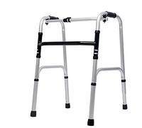 Andador plegable de rehabilitación de pie, marco de barandilla para ancianos, andador portátil con altura ajustable para muleta para personas discapacitadas