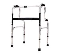 Andador plegable estándar de aluminio ligero para personas mayores y personas mayores y movilidad limitada con discapacitados en altura ajustable