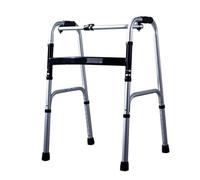 Andador plegable estándar for personas mayores, adultos y personas con discapacidad. Ayuda básica for caminar con patas ajustables. Sin ruedas.