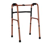 Andador plegable for personas mayores, adultos y personas con discapacidad. Ayuda básica for caminar con patas ajustables y reposabrazos. Patas antideslizantes.