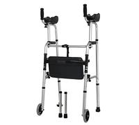 Andador plegable ligero para personas mayores, ayuda de movilidad para personas mayores con soporte vertical, una estrella de luz