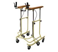 Andador plegable multifuncional para personas mayores con andador de seis ruedas Altura y ancho ajustable Deluxe Rolling Mobility Aid