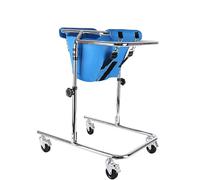 Andador plegable para niños con ruedas, Andador de altura regulable para niños discapacitados con parálisis cerebral - Andador vertical con ruedas y asiento extraíble