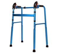 Andador plegable para personas mayores ajustable con asiento y rueda para personas mayores discapacitadas Superficie lisa Fácil de limpiar El doble de comodidad