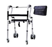 Andador plegable para personas mayores: bolsa de almacenamiento impermeable para sillas de ruedas, andador para personas mayores discapacitadas, andador plegable antiguo Andador de aluminio Andador a