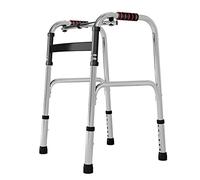 Andador plegable para personas mayores y adultos, ligero, ayuda a la movilidad para caminar, altura ajustable para uso en interiores y exteriores, una estrella de luz