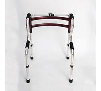 Andador plegable y ligero de aluminio con estructura para caminar, altura ajustable