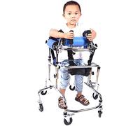 Andador portátil para niños con parálisis cerebral, andador portátil vertical para personas con discapacidad, con asiento ajustable en altura, para rehabilitación de personas con parálisis c