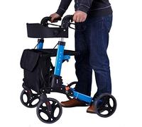 Andador rodante de 4 ruedas para personas mayores, carrito de compras para adultos, personas mayores, ancianos, estrella de luz