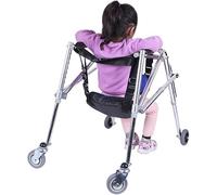 Andador Rodante De Cuatro Ruedas Para Niños, Entrenador Plegable De Miembros Inferiores, Andador Plegable Asistido, Andador De Entrenamiento (Size : M)