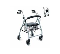Andador rollator alu ruedas alhambr gris