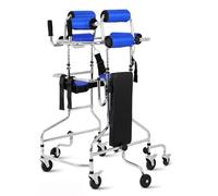 Andador Senior con 8 ruedas, altura ajustable, frenos y asiento para asistencia de rehabilitación y movilidad