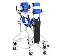 Andador Senior con 8 ruedas, altura ajustable, frenos y asiento para asistencia de rehabilitación y movilidad