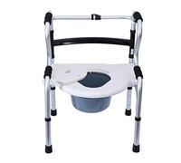 Andador, silla con inodoro junto a la cama, andador de aluminio para personas mayores/discapacitadas, silla antideslizante para ducha de baño, ayuda médica extraíble It's so kind of you