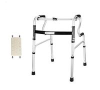 Andador, Silla de Ducha con Asiento Acolchado, Andador Bariátrico Plegable, Marco Ligero para Ayudar a la Movilidad - Altura Ajustable - Reposabrazos de Bastón para Adultos Mayores con Discapacidad