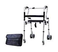 Andador vertical Andador con ruedas plegable de pie Ergonómico El peso más liviano y plegable Ayuda para caminar con ruedas Adecuado para personas con movilidad reducida y discapacidad