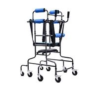 Andador vertical con ruedas para rehabilitación, andador auxiliar para personas mayores y adultos, cesta de ayuda para movilidad con ruedas altas, andador estándar liviano, andador con ruedas ajustab