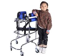Andador vertical con soporte portátil para niños, soporte para caminar para entrenamiento de miembros inferiores, equipo de rehabilitación ajustable en altura plegable para adolescentes con necesidad